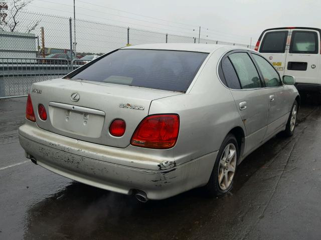 JT8BD69S410119545 - 2001 LEXUS GS 300 SILVER photo 4