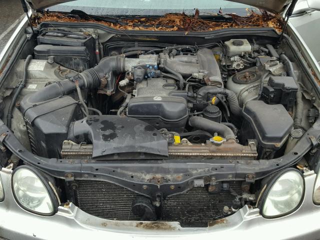 JT8BD69S410119545 - 2001 LEXUS GS 300 SILVER photo 7