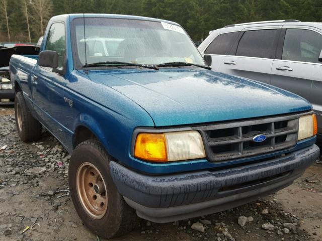 1FTCR10A6RTA17138 - 1994 FORD RANGER GREEN photo 1