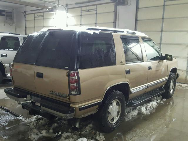 1GNEK13R8XJ480185 - 1999 CHEVROLET TAHOE K150 TAN photo 4