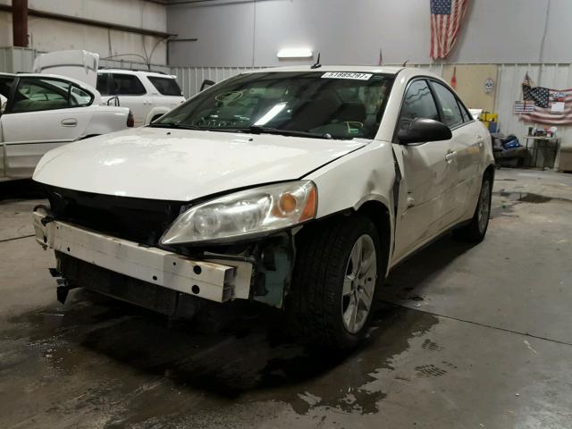 1G2ZG57B384130614 - 2008 PONTIAC G6 BASE WHITE photo 2