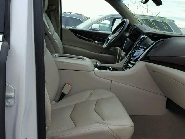 1GYS3AKJ0GR376449 - 2016 CADILLAC ESCALADE WHITE photo 5