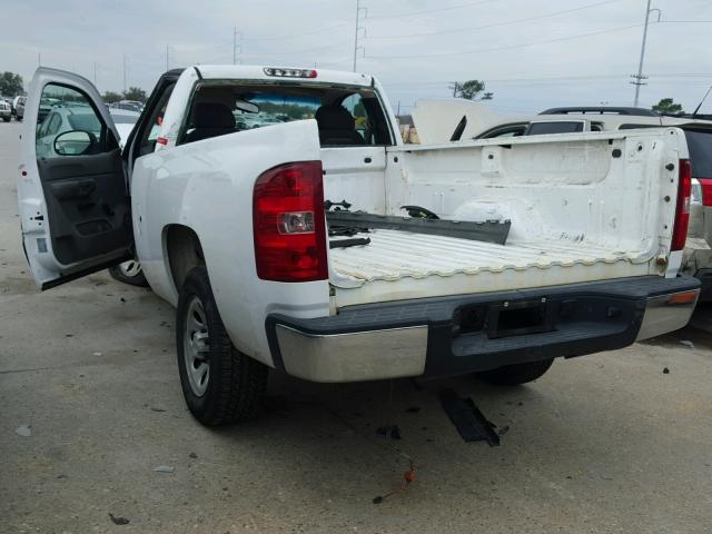 1GCEC14C58E136338 - 2008 CHEVROLET SILVERADO WHITE photo 3