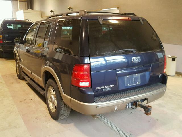 1FMDU74W82UA87408 - 2002 FORD EXPLORER E BLUE photo 3