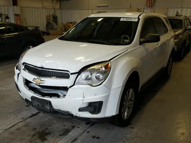 2GNALBEK6C6125007 - 2012 CHEVROLET EQUINOX LS WHITE photo 2