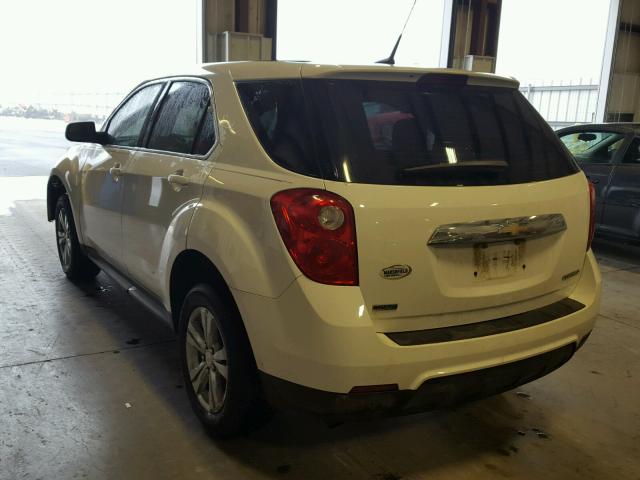 2GNALBEK6C6125007 - 2012 CHEVROLET EQUINOX LS WHITE photo 3