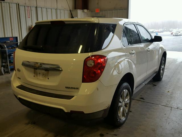 2GNALBEK6C6125007 - 2012 CHEVROLET EQUINOX LS WHITE photo 4