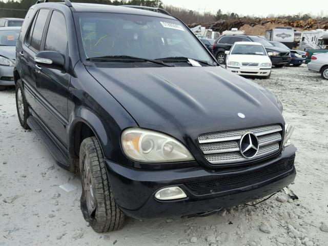 4JGAB57E25A531405 - 2005 MERCEDES-BENZ ML 350 BLACK photo 1