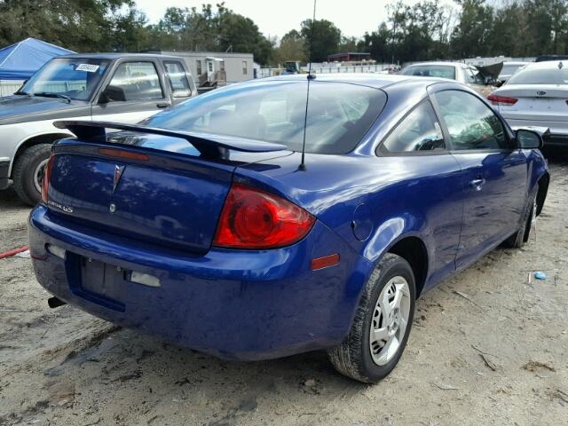 1G2AL15F377126924 - 2007 PONTIAC G5 BLUE photo 4