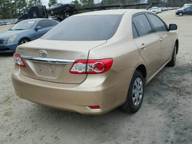 JTDBU4EE1B9146611 - 2011 TOYOTA COROLLA BA TAN photo 4