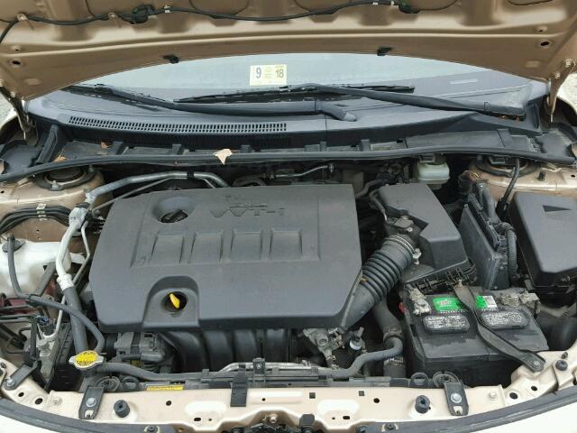 JTDBU4EE1B9146611 - 2011 TOYOTA COROLLA BA TAN photo 7
