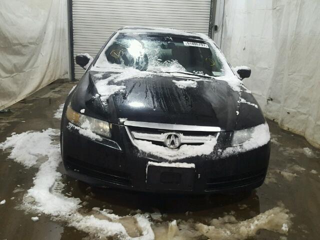 19UUA66255A004784 - 2005 ACURA TL BLACK photo 9