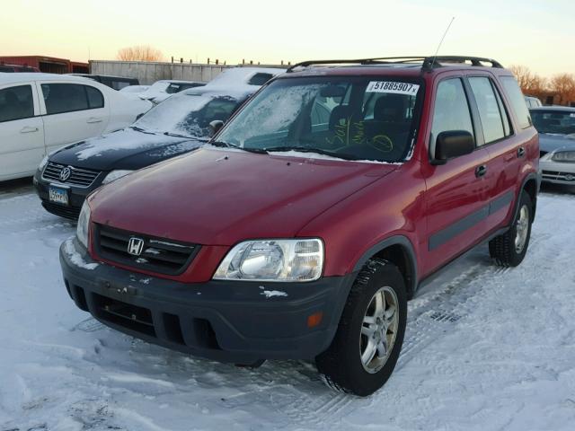 JHLRD1859VC034125 - 1997 HONDA CR-V LX RED photo 2