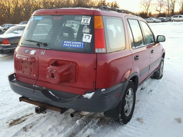 JHLRD1859VC034125 - 1997 HONDA CR-V LX RED photo 4