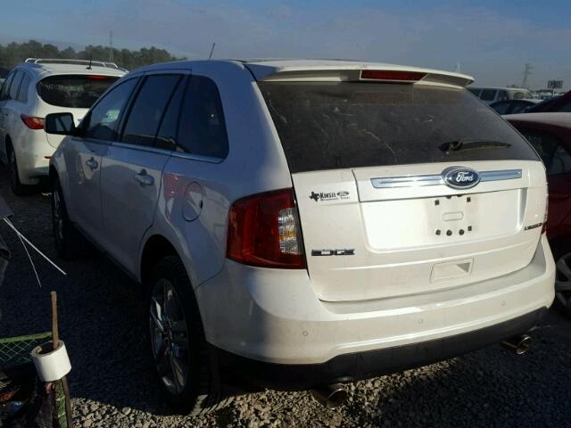 2FMDK3KC5BBA23100 - 2011 FORD EDGE LIMIT WHITE photo 3