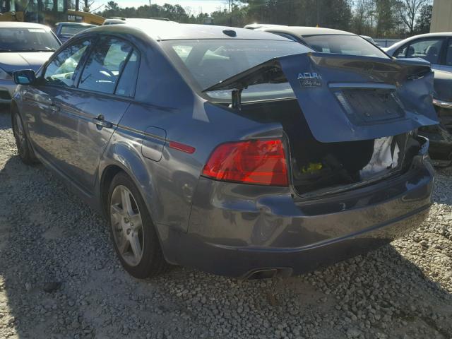 19UUA66236A038756 - 2006 ACURA 3.2TL GRAY photo 3