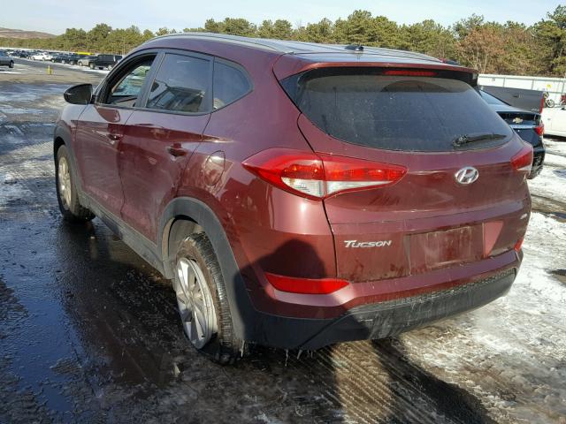 KM8J3CA43GU128942 - 2016 HYUNDAI TUCSON LIM BURGUNDY photo 3