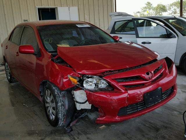 2T1BU4EE4CC862057 - 2012 TOYOTA COROLLA BA RED photo 1