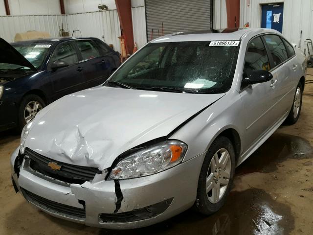 2G1WB5EK4B1198223 - 2011 CHEVROLET IMPALA LT SILVER photo 2