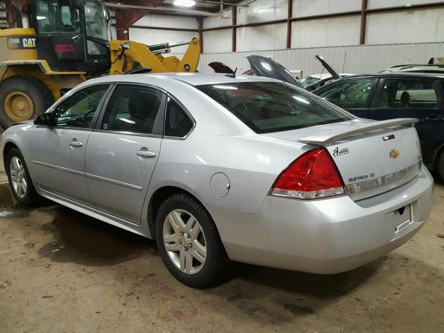 2G1WB5EK4B1198223 - 2011 CHEVROLET IMPALA LT SILVER photo 3