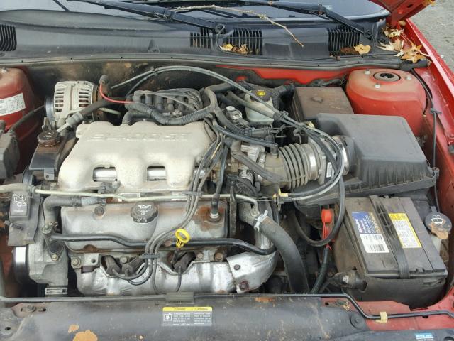 1G2NE52E95M217869 - 2005 PONTIAC GRAND AM S RED photo 7