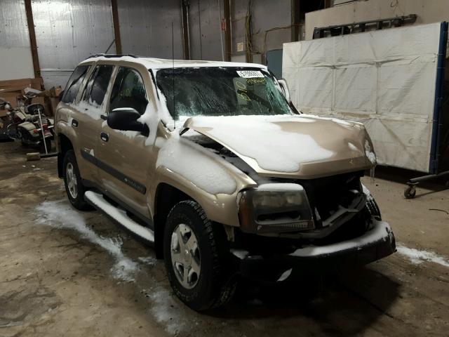 1GNDT13S642186365 - 2004 CHEVROLET TRAILBLAZE TAN photo 1