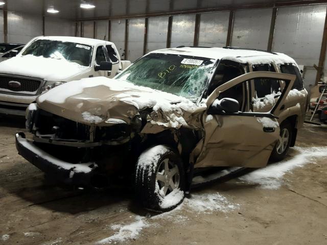 1GNDT13S642186365 - 2004 CHEVROLET TRAILBLAZE TAN photo 9