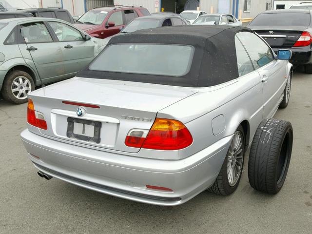 WBABS53441JU83354 - 2001 BMW 330 CI SILVER photo 4