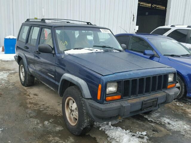 1J4FT28S0YL258106 - 2000 JEEP CHEROKEE S BLUE photo 1