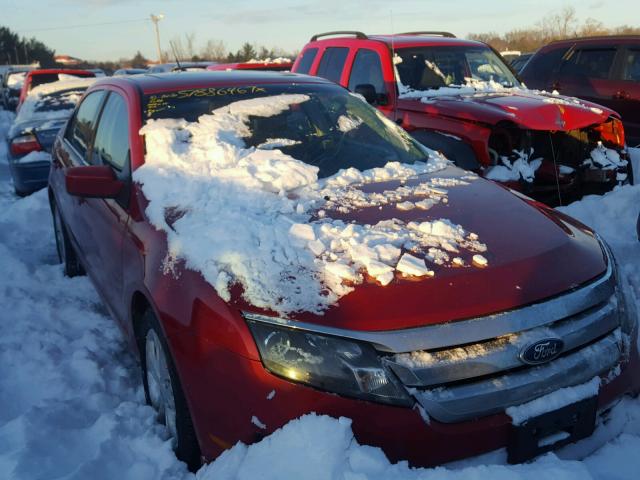 3FAHP0HAXCR429880 - 2012 FORD FUSION SE RED photo 1