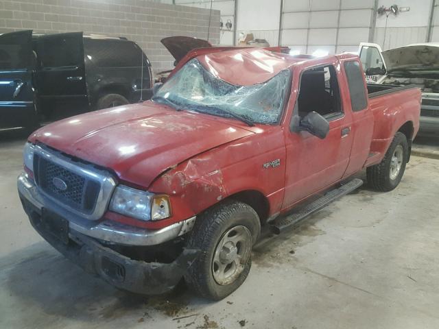 1FTZR45E44PB05307 - 2004 FORD RANGER SUP RED photo 2