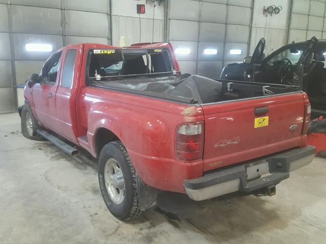 1FTZR45E44PB05307 - 2004 FORD RANGER SUP RED photo 3