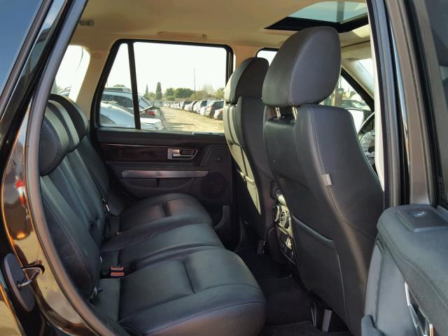 SALSF2D4XCA742963 - 2012 LAND ROVER RANGE ROVE BLACK photo 6