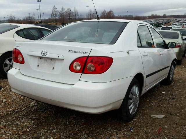 JTDBR32E560059112 - 2006 TOYOTA COROLLA CE WHITE photo 4