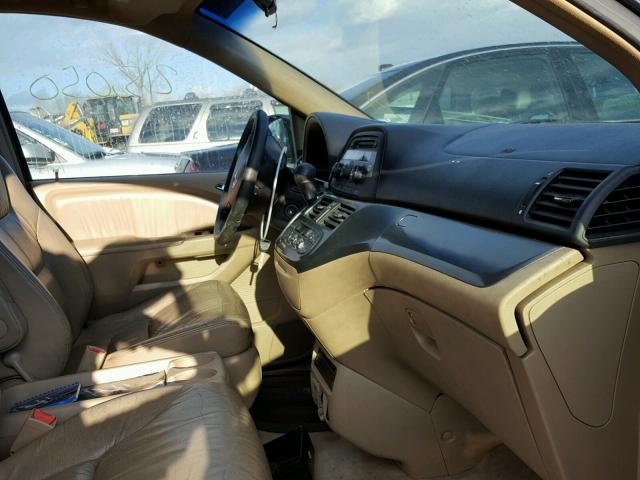 5FNRL38735B053463 - 2005 HONDA ODYSSEY EX GREEN photo 5