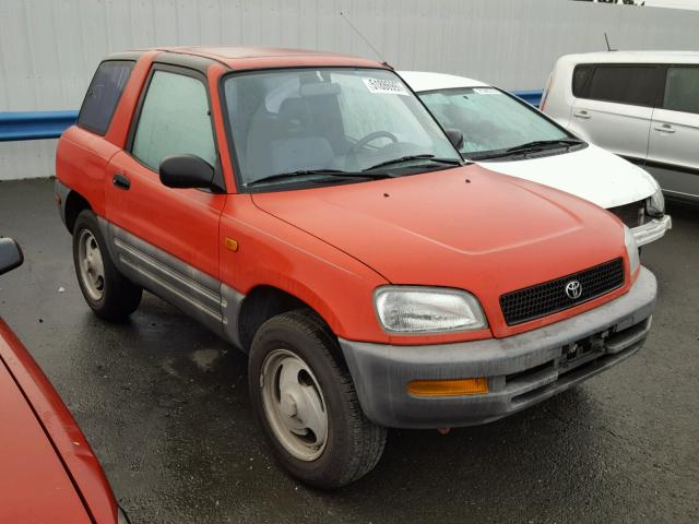 JT3XP10V1T0002845 - 1996 TOYOTA RAV4 RED photo 1