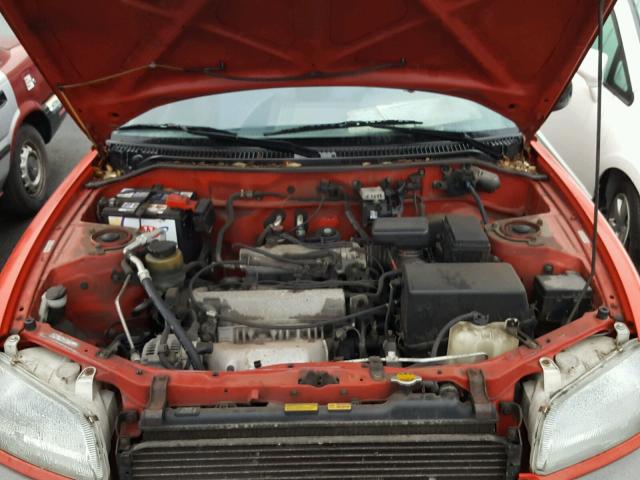 JT3XP10V1T0002845 - 1996 TOYOTA RAV4 RED photo 7