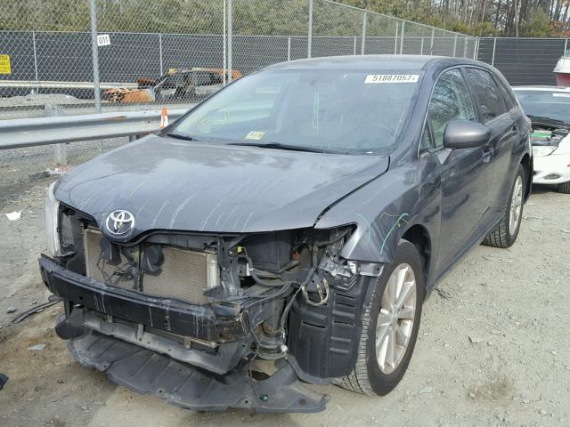 4T3ZE11A89U014985 - 2009 TOYOTA VENZA BASE GRAY photo 2