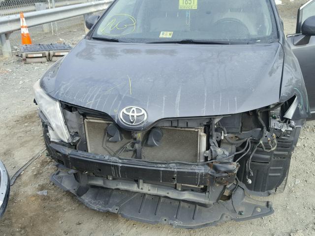4T3ZE11A89U014985 - 2009 TOYOTA VENZA BASE GRAY photo 7