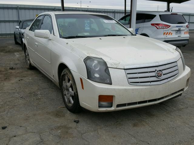 1G6DP577370157869 - 2007 CADILLAC CTS HI FEA WHITE photo 1