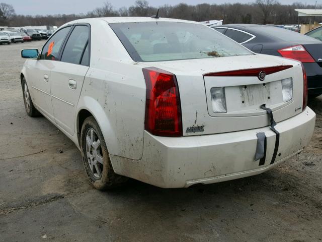 1G6DP577370157869 - 2007 CADILLAC CTS HI FEA WHITE photo 3