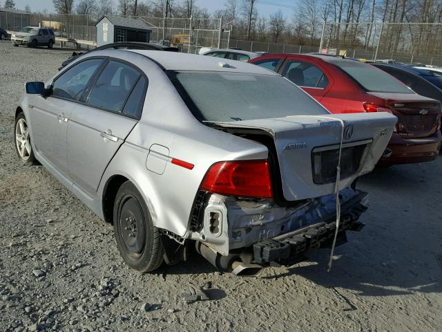 19UUA66286A056248 - 2006 ACURA 3.2TL SILVER photo 3