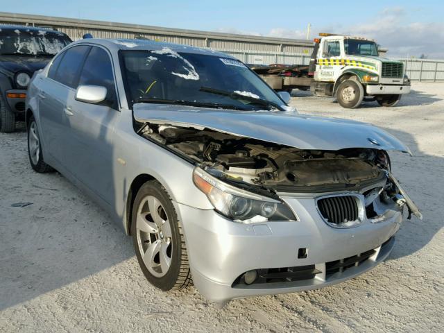 WBANA73555B819470 - 2005 BMW 530 I SILVER photo 1