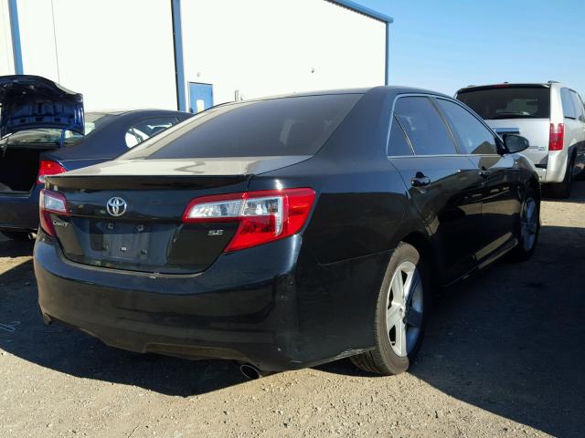 4T1BF1FK6EU391219 - 2014 TOYOTA CAMRY L BLACK photo 4