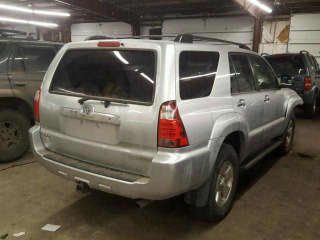 JTEBU14R578096999 - 2007 TOYOTA 4RUNNER SR SILVER photo 4