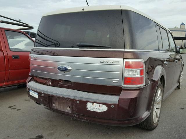 2FMEK63C09BA06929 - 2009 FORD FLEX LIMIT MAROON photo 4