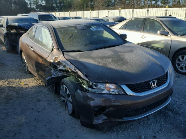 1HGCT1B82EA012165 - 2014 HONDA ACCORD EXL BROWN photo 1