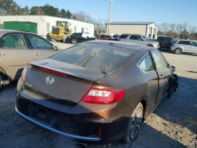 1HGCT1B82EA012165 - 2014 HONDA ACCORD EXL BROWN photo 4