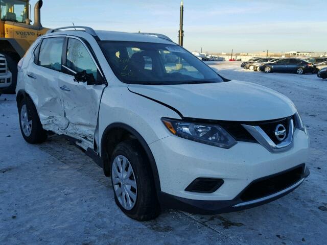 5N1AT2MV1FC891318 - 2015 NISSAN ROGUE S WHITE photo 1