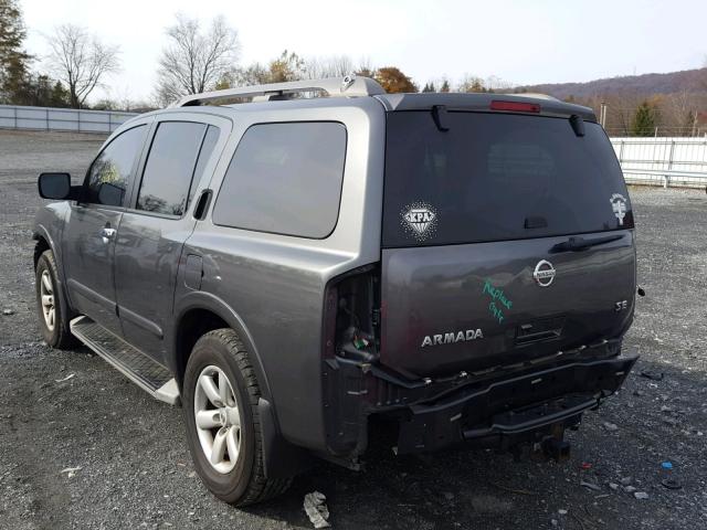 5N1AA0NC8AN613908 - 2010 NISSAN ARMADA SE CHARCOAL photo 3